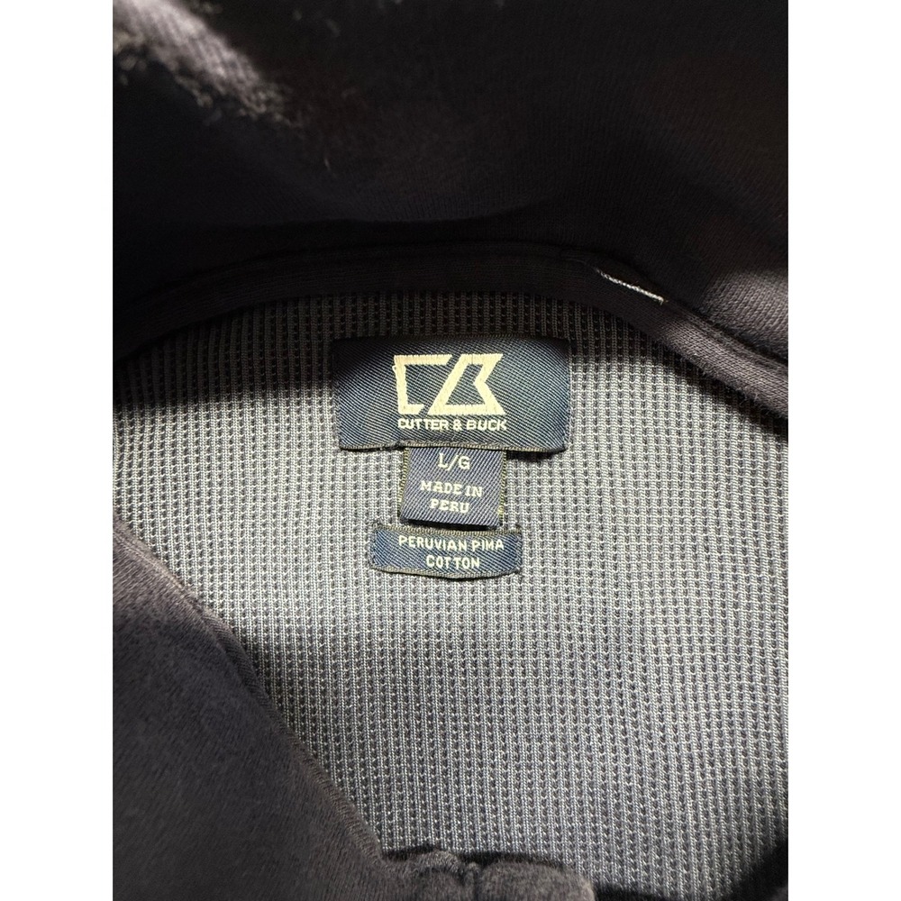 Cutter and Buck‎ Minnesota Twins Quarter Zip Pullover Navy Blue Sweatshirt Large - Picture 6 of 8